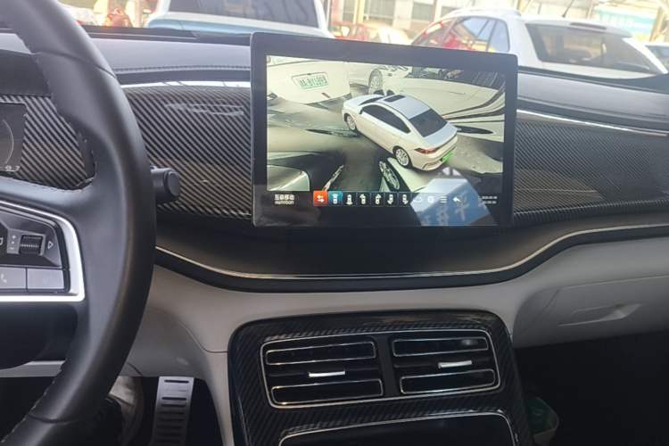 Used BYD Qin PLUS 2021 DM-i 55KM Flagship Model Audio And AC Panel