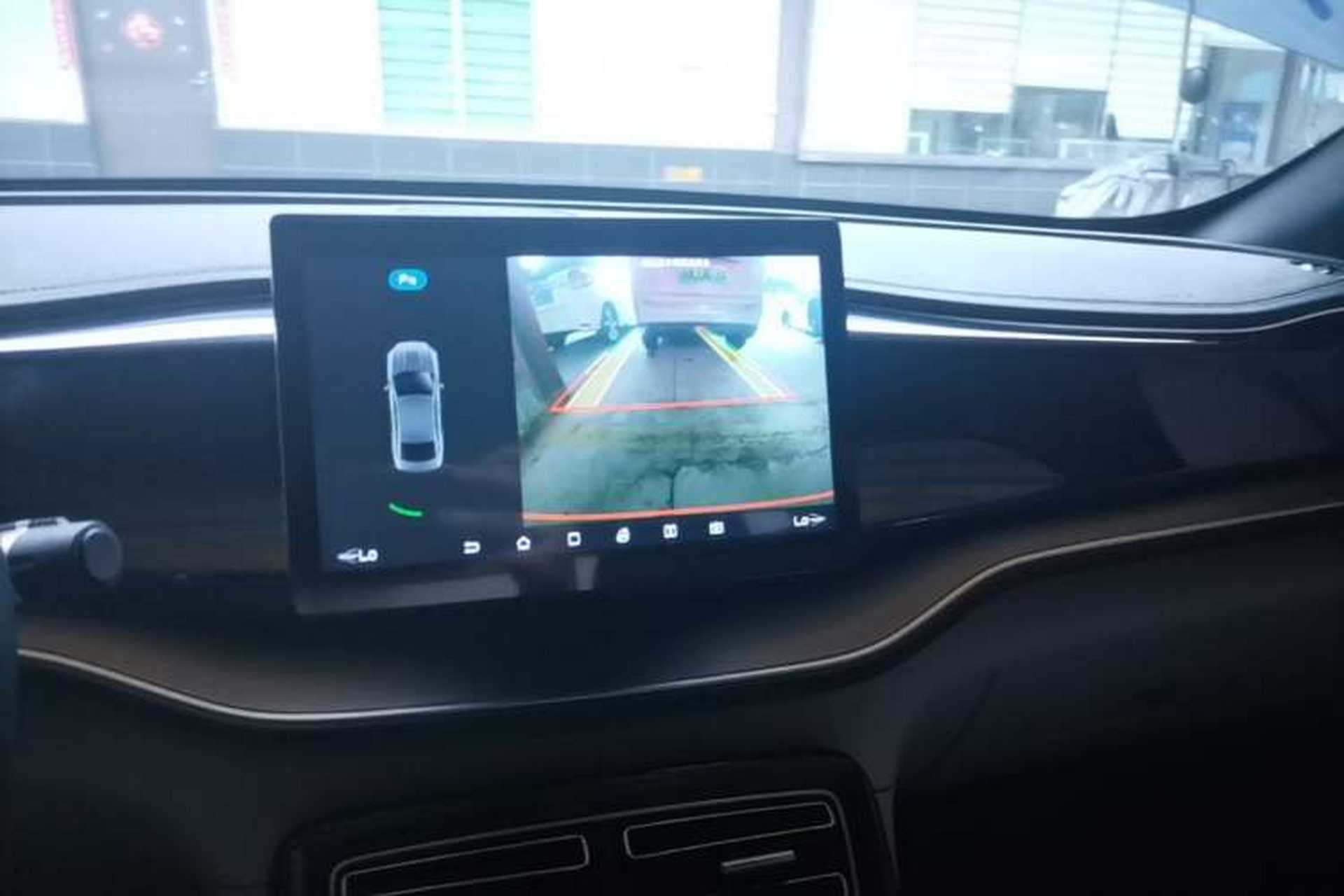 Used BYD Qin PLUS 2021 EV 500KM Luxury Model Audio And AC Panel