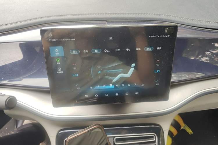 Used BYD Qin PLUS 2021 EV 500KM Luxury Model Audio And AC Panel