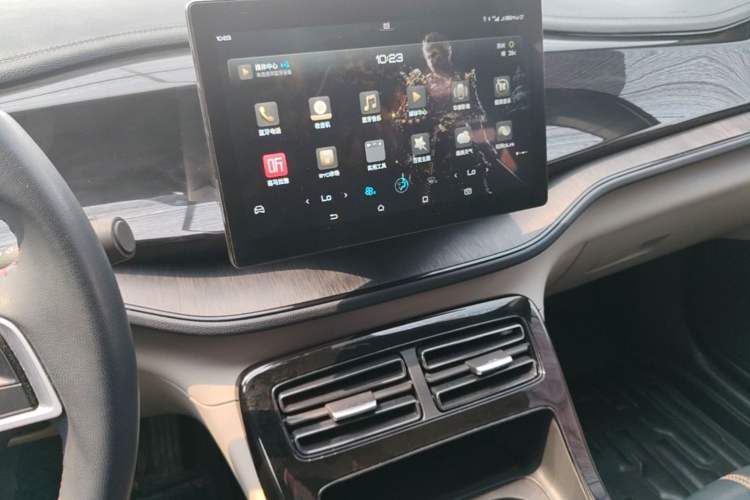 Used BYD Qin PLUS 2021 DM-i 55KM Prestige Model Audio And AC Panel
