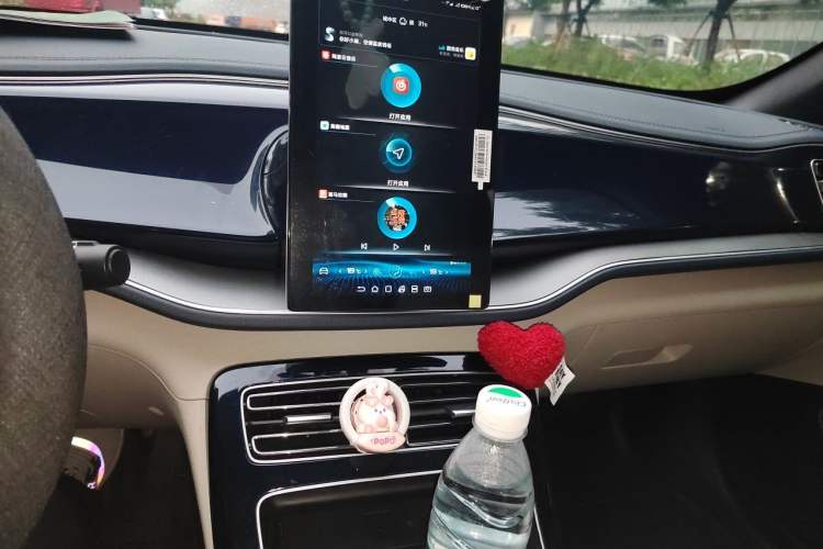 Used BYD Qin PLUS 2021 DM-i 55KM Flagship Model Audio And AC Panel