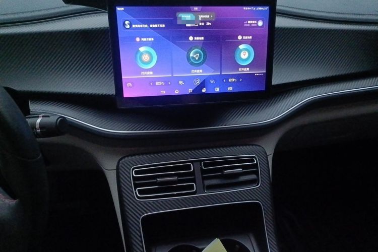 Used BYD Qin PLUS 2021 DM-i 55KM Flagship Model Audio And AC Panel
