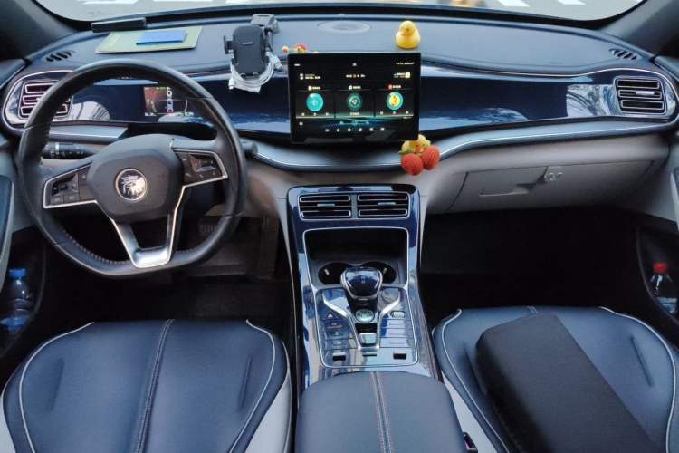 Used BYD Qin PLUS 2021 DM-i 55KM Flagship Model Center Console