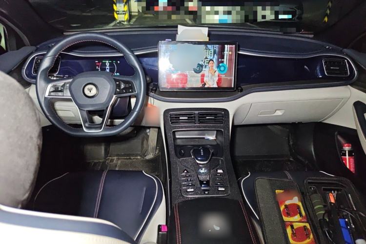 Used BYD Qin PLUS 2021 DM-i 55KM Flagship Model Center Console