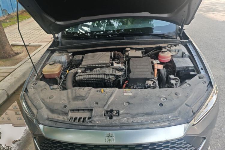 Used BYD Qin PLUS 2021 DM-i 55KM Flagship Model Engine Bay