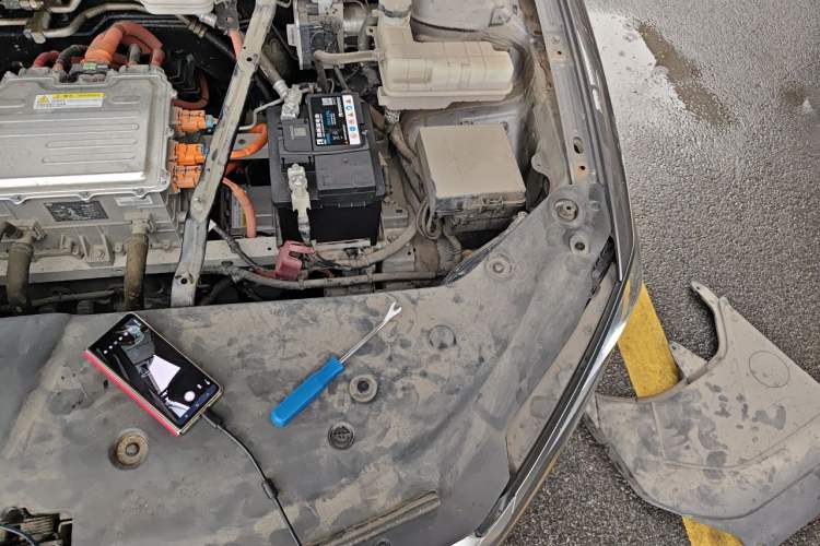 Used BYD Qin PLUS 2021 EV 400KM Luxury Model Engine Bay Left