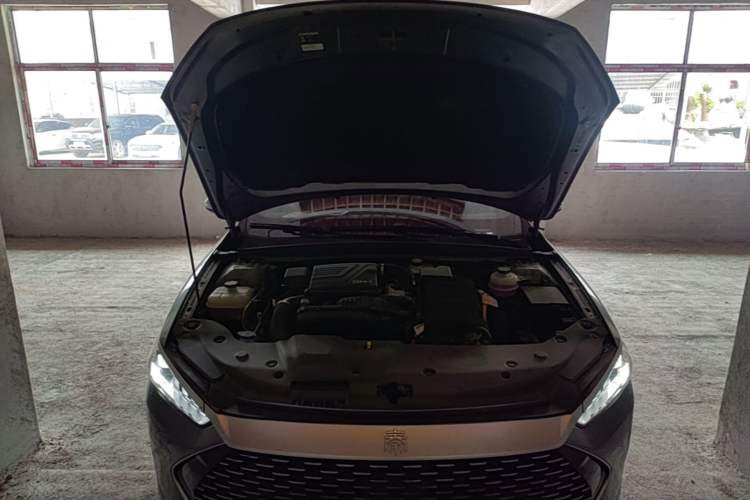 Used BYD Qin PLUS 2021 DM-i 55KM Flagship Model Engine Bay