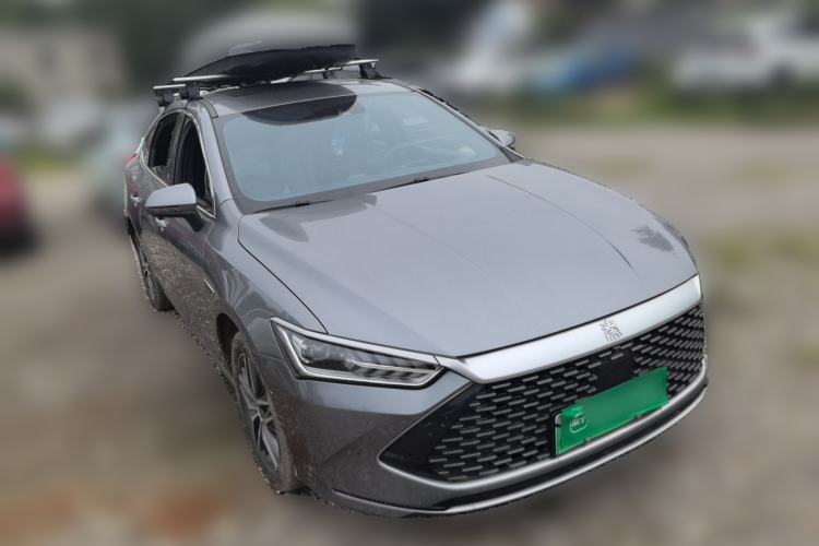 Used BYD Qin PLUS 2021 DM-i 120KM Flagship Model Front Right 45 Deg