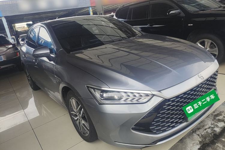 Used BYD Qin PLUS 2021 DM-i 55KM Flagship Model Front Right 45 Deg