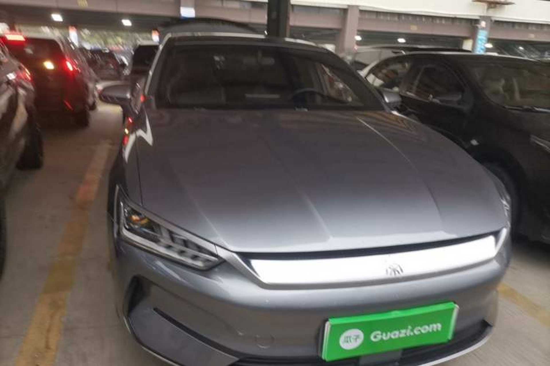 Used BYD Qin PLUS 2021 EV 500KM Luxury Model Front Right 45 Deg