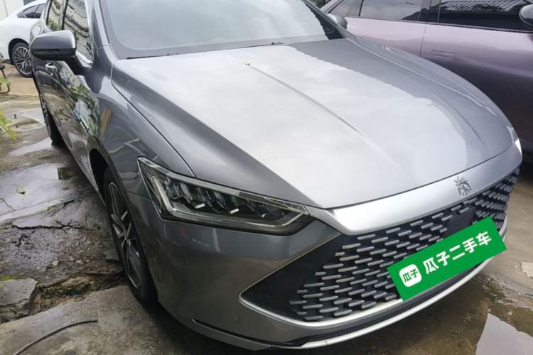 Used BYD Qin PLUS 2021 DM-i 55KM Flagship Model Front Right 45 Deg