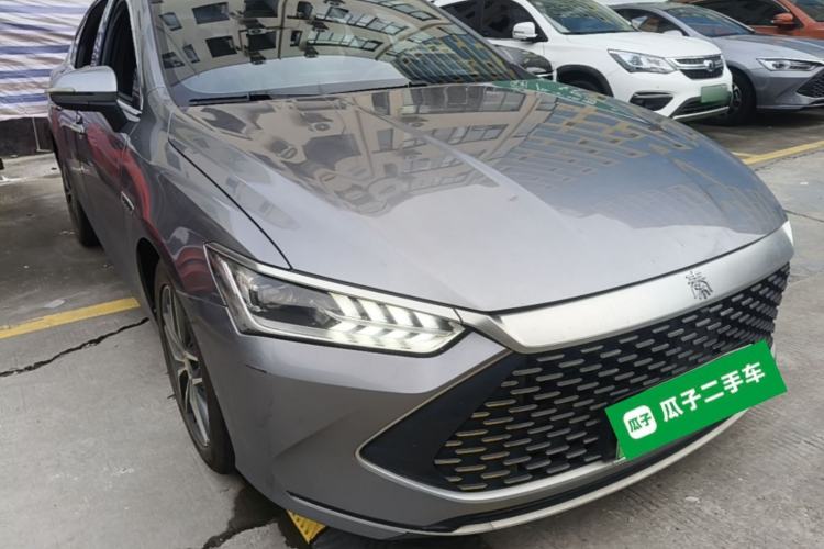 Used BYD Qin PLUS 2021 DM-i 55KM Flagship Model Front Right 45 Deg