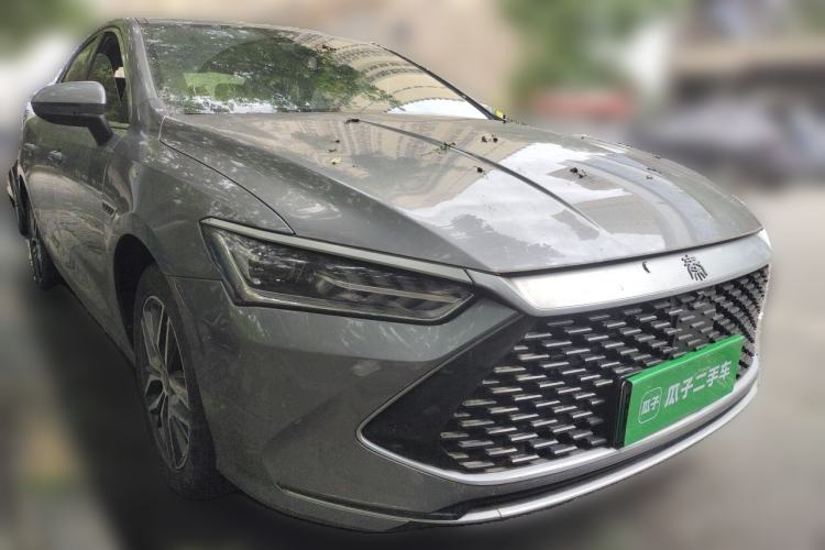 Used BYD Qin PLUS 2021 DM-i 120KM Flagship Model Front Right 45 Deg