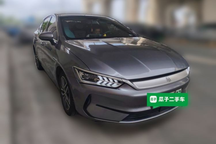 Used BYD Qin PLUS 2021 EV 500KM Luxury Model Front Right 45 Deg