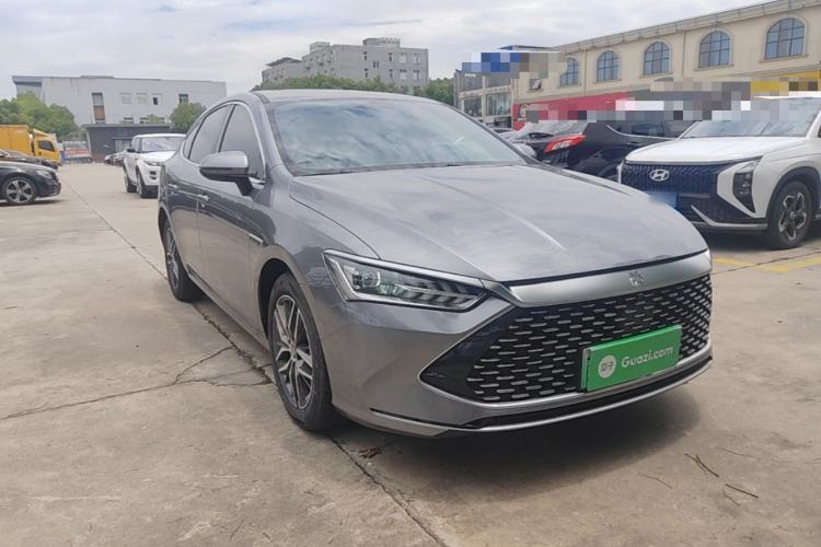 Used BYD Qin PLUS 2021 DM-i 55KM Flagship Model Front Right 45 Deg