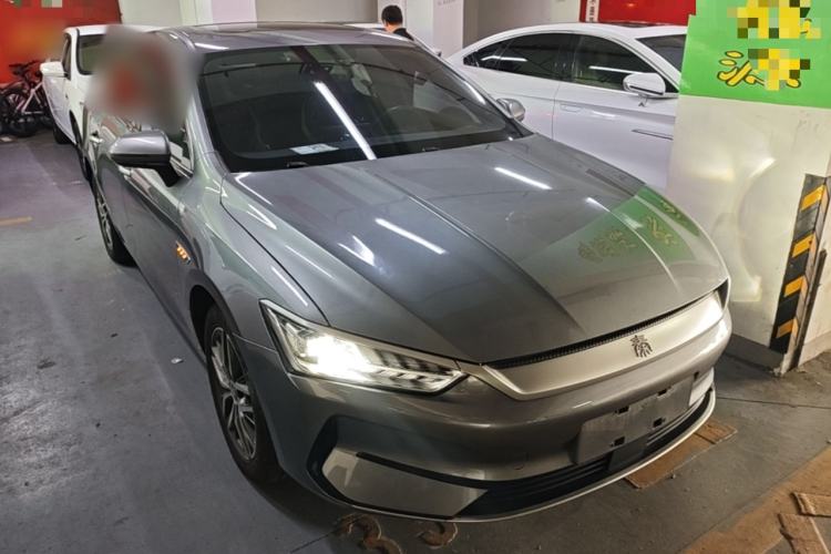 Used BYD Qin PLUS 2021 EV 500KM Luxury Model Front Right 45 Deg