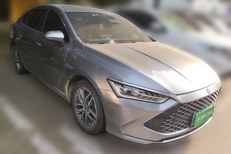 Used BYD Qin PLUS 2021 DM-i 55KM Flagship Model Front Right 45 Deg