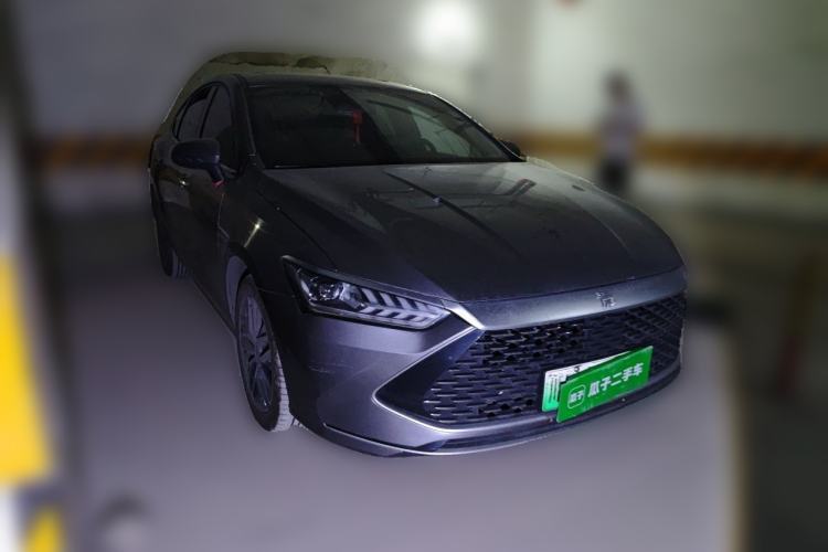 Used BYD Qin PLUS 2021 DM-i 120KM Prestige Model Front Right 45 Deg