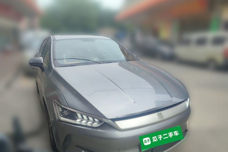 Used BYD Qin PLUS 2021 EV 500KM Luxury Model Front Right 45 Deg