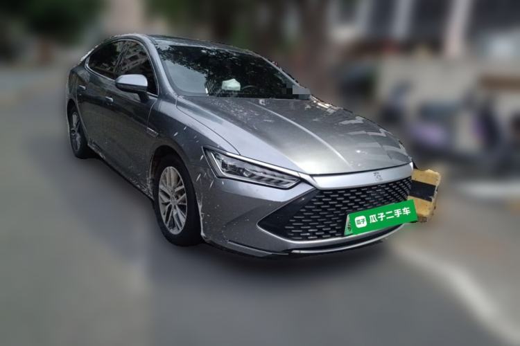 Used BYD Qin PLUS 2021 DM-i 55KM Flagship Model Front Right 45 Deg