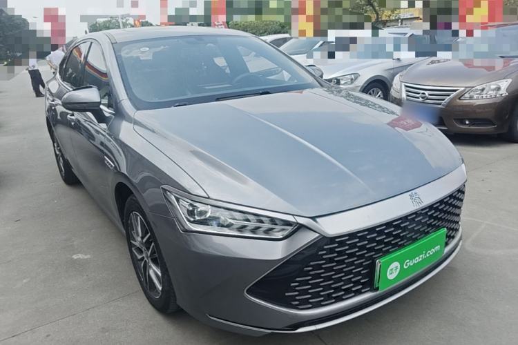 Used BYD Qin PLUS 2021 DM-i 120KM Prestige Model Front Right 45 Deg