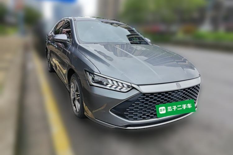 Used BYD Qin PLUS 2021 DM-i 55KM Flagship Model Front Right 45 Deg