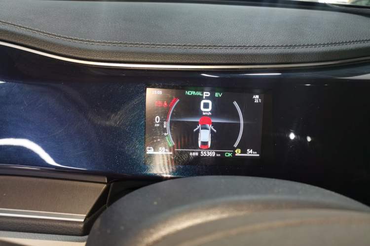 Used BYD Qin PLUS 2021 DM-i 55KM Flagship Model Instrument Cluster