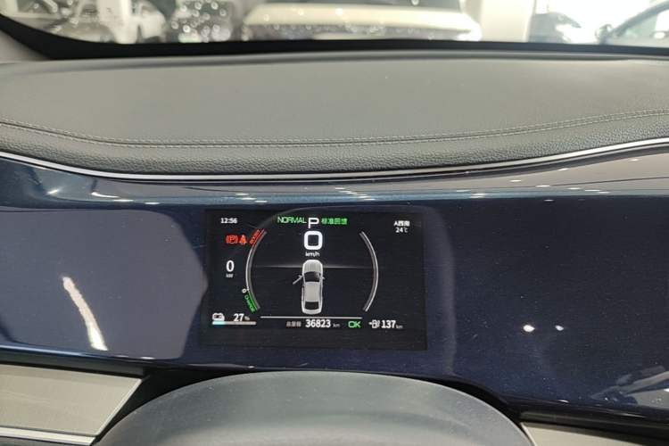 Used BYD Qin PLUS 2021 EV 500KM Luxury Model Instrument Cluster