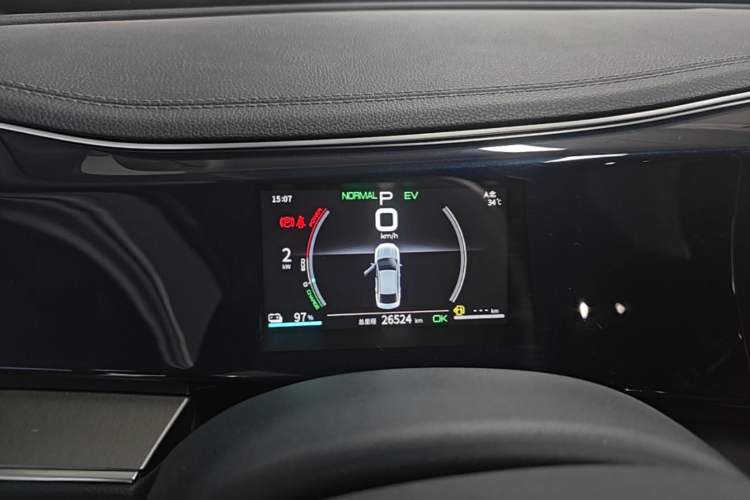 Used BYD Qin PLUS 2021 DM-i 120KM Flagship Model Instrument Cluster