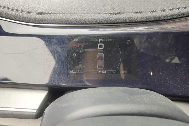 Used BYD Qin PLUS 2021 EV 500KM Luxury Model Instrument Cluster