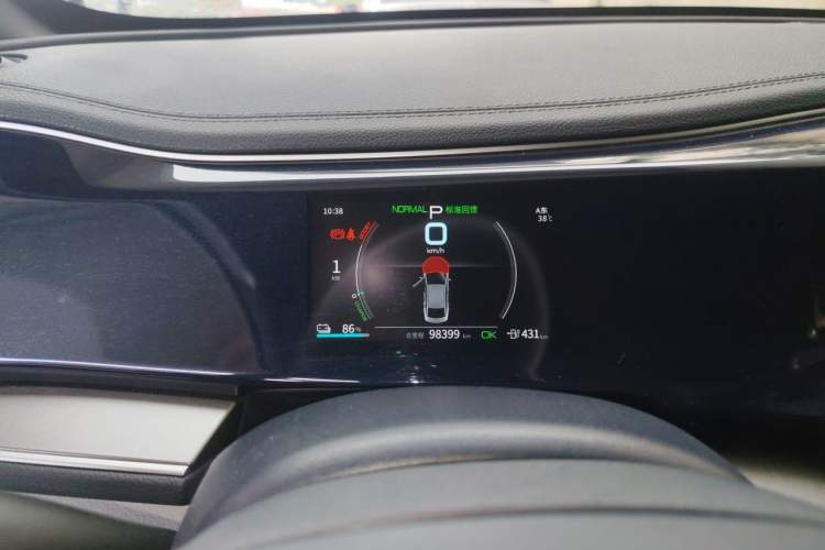 Used BYD Qin PLUS 2021 EV 500KM Luxury Model Instrument Cluster
