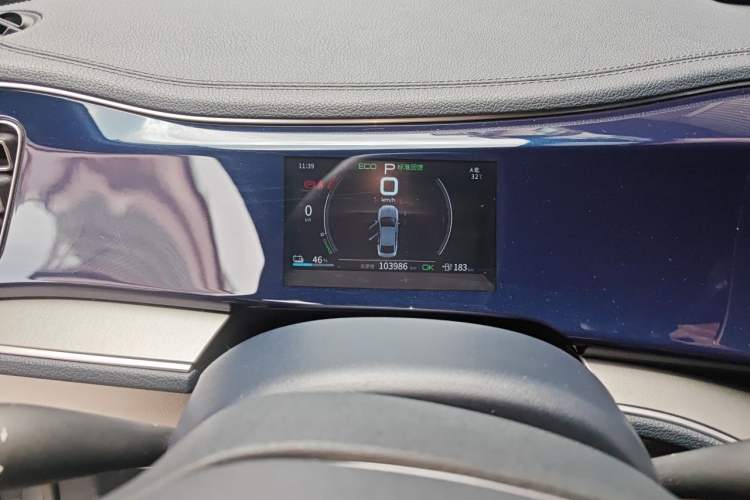 Used BYD Qin PLUS 2021 EV 400KM Luxury Model Instrument Cluster
