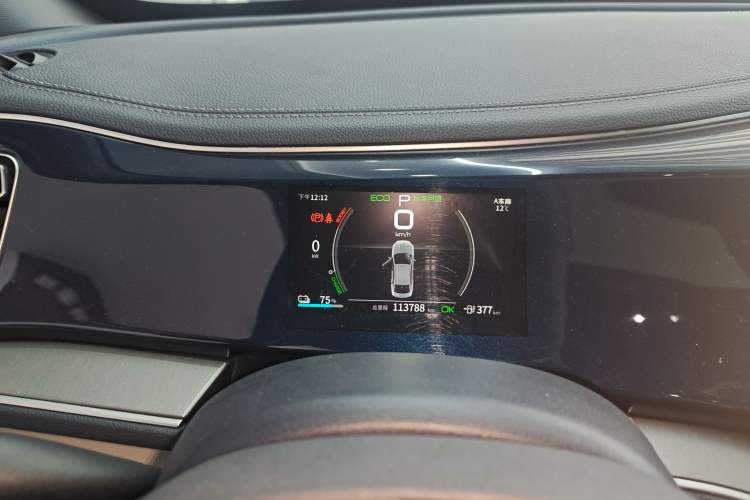 Used BYD Qin PLUS 2021 EV 500KM Luxury Model Instrument Cluster