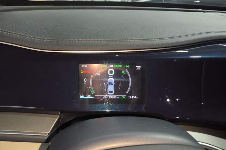 Used BYD Qin PLUS 2021 EV 500KM Luxury Model Instrument Cluster