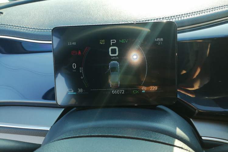 Used BYD Qin PLUS 2021 DM-i 55KM Flagship Model Instrument Cluster