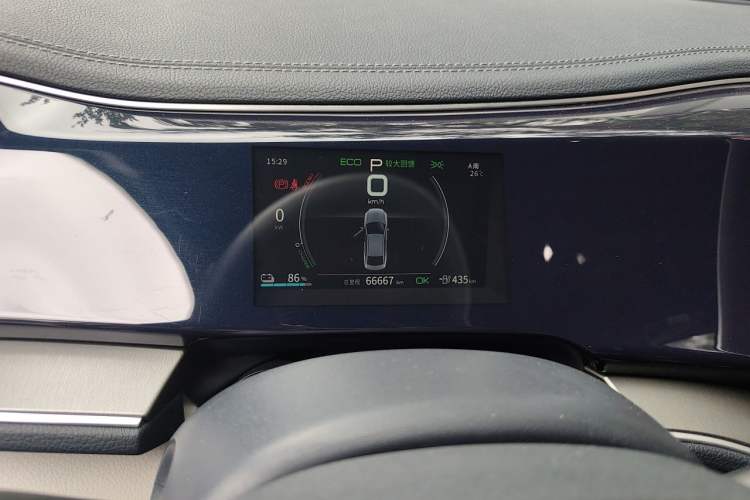 Used BYD Qin PLUS 2021 EV 500KM Luxury Model Instrument Cluster