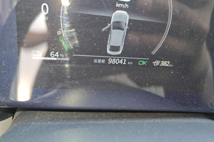 Used BYD Qin PLUS 2021 EV 600KM Flagship Model Odometer Close Up