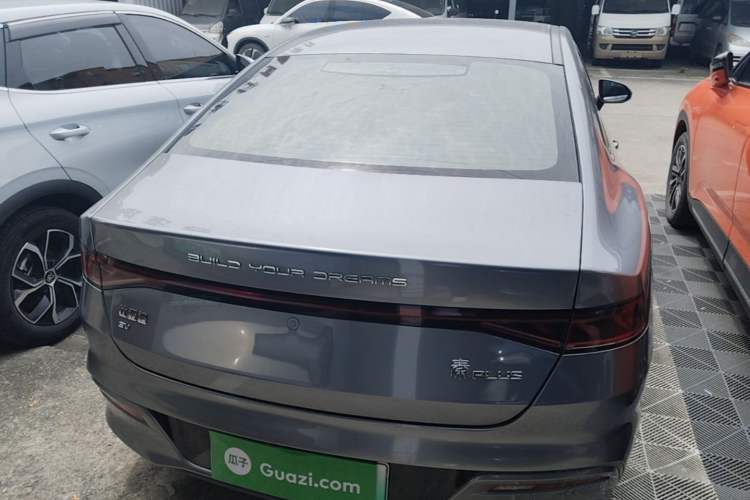 Used BYD Qin PLUS 2021 EV 500KM Luxury Model Rear