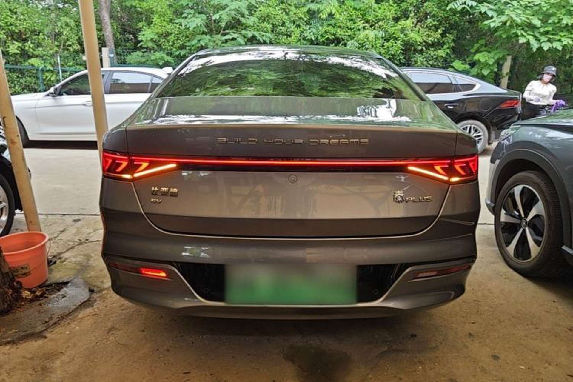 Used BYD Qin PLUS 2021 EV 500KM Luxury Model Rear
