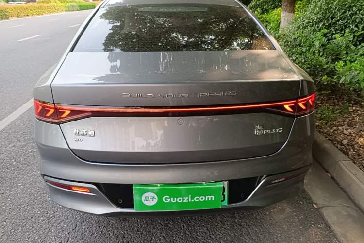 Used BYD Qin PLUS 2021 EV 500KM Luxury Model Rear