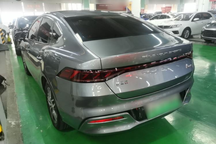 Used BYD Qin PLUS 2021 EV 500KM Premium Model Rear Left 45 Deg