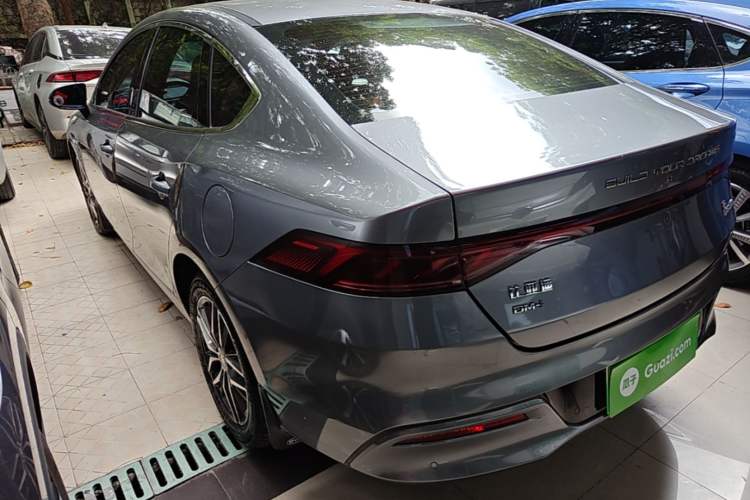 Used BYD Qin PLUS 2021 DM-i 55KM Flagship Model Rear Left 45 Deg