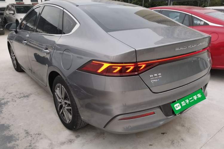 Used BYD Qin PLUS 2021 DM-i 55KM Flagship Model Rear Left 45 Deg