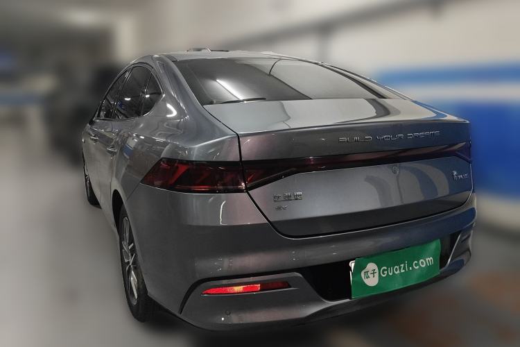 Used BYD Qin PLUS 2021 EV 500KM Luxury Model Rear Left 45 Deg