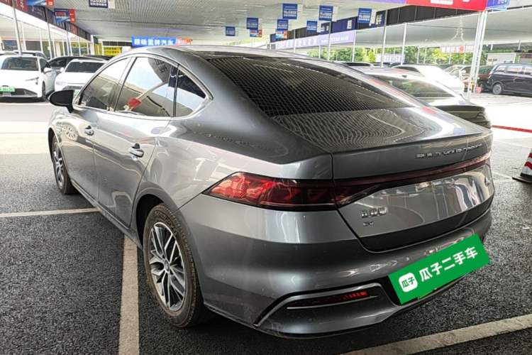Used BYD Qin PLUS 2021 EV 500KM Premium Model Rear Left 45 Deg