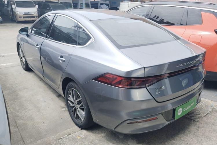 Used BYD Qin PLUS 2021 EV 500KM Luxury Model Rear Left 45 Deg