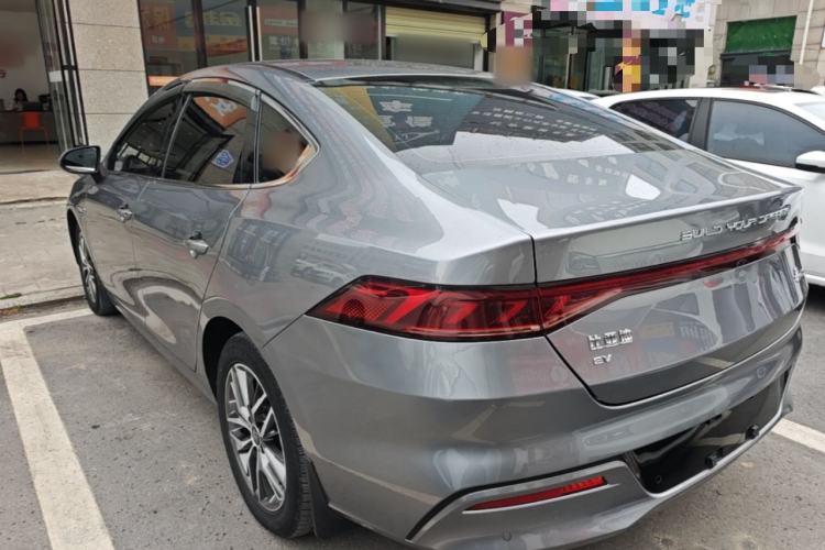 Used BYD Qin PLUS 2021 EV 500KM Luxury Model Rear Left 45 Deg