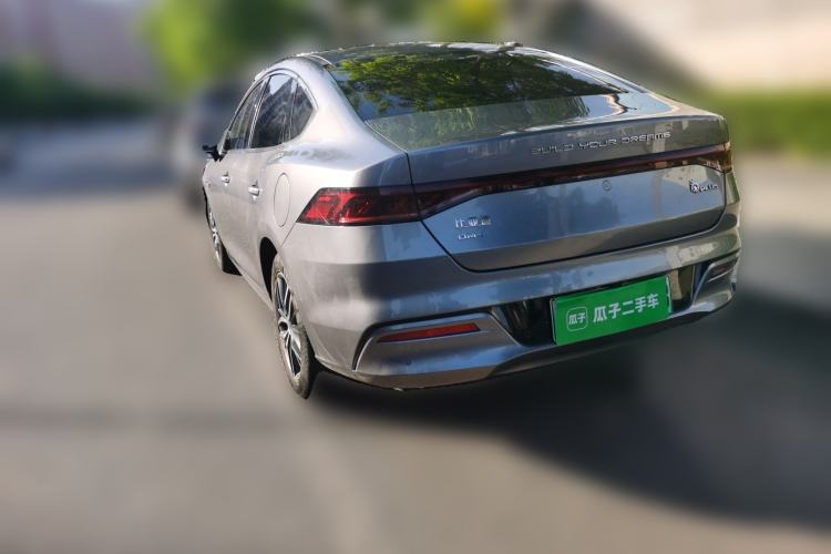 Used BYD Qin PLUS 2021 DM-i 55KM Flagship Model Rear Left 45 Deg