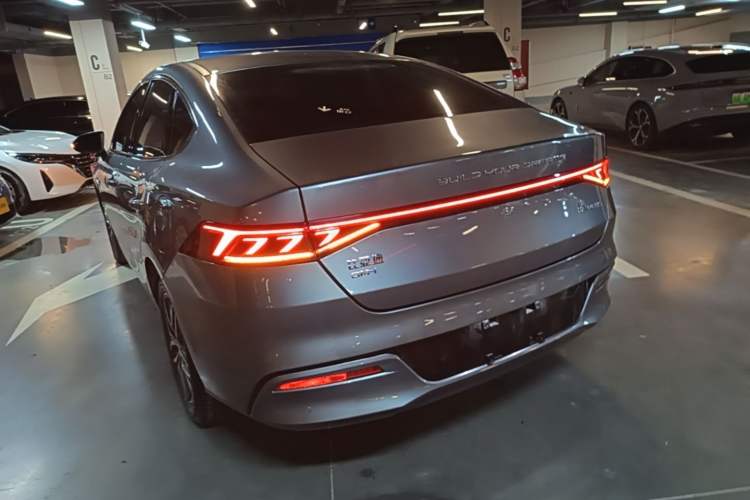 Used BYD Qin PLUS 2021 DM-i 55KM Flagship Model Rear Left 45 Deg
