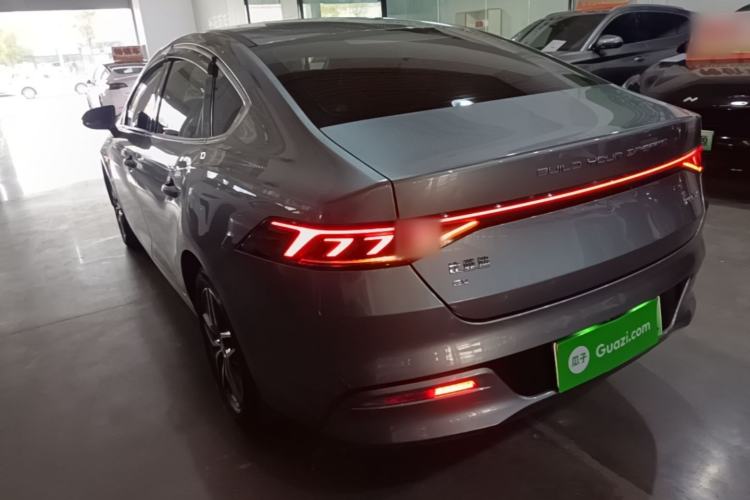 Used BYD Qin PLUS 2021 EV 500KM Luxury Model Rear Left 45 Deg